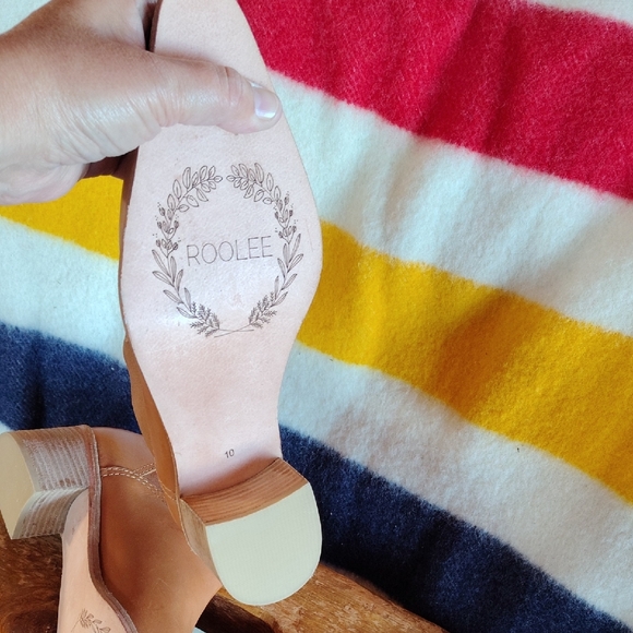 Roolee Brown Leather Ankle Boots Women's Size 10 - Picture 9 of 12